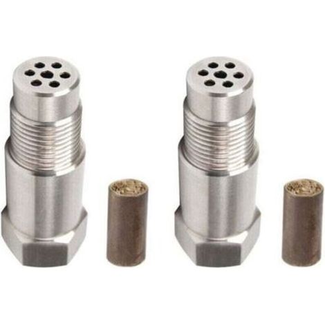 Lot de 2 capteurs d'O2, capteur d'oxygène pour voiture Cel Fix Check Engine Light Eliminator Adapter Oxygen M18X1.5