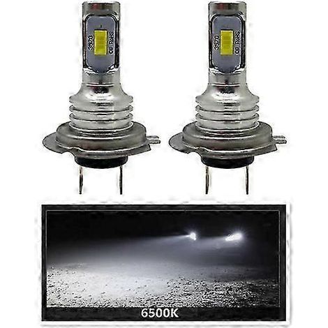 ampoules LED H7 pour phares antibrouillard/feux de jour/phares de moto, compatibles avec les modèles H4, H8, H9, H1, H11, H6, 9004, HB3, 9005, HB4, 8000K/6000K, 12V/24V, 80W (6500K, 12000lm, H7) (1/5)