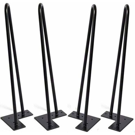 gambe per tavolo a forcina, solide, 2 fili, lunghezza 30 cm (1/4)