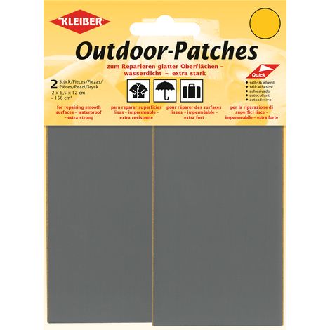 Kleiber Outdoor-Patches, Fb. Hellgrau