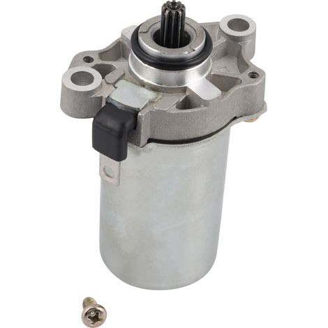 Starter motor for Piaggio ZIP50 LIBERTY50 HONDA CH80 motorcycles, 10 teeth, 12V, compatible with original starters for scooters