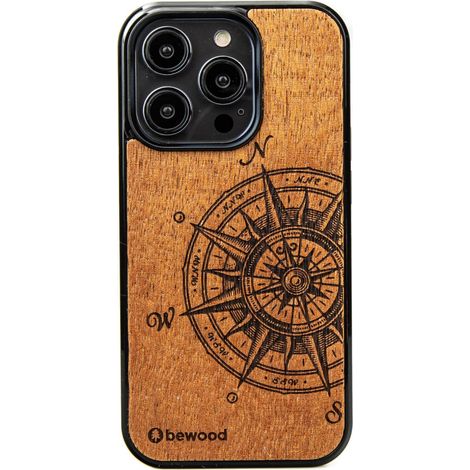 Custodia in legno Bewood per iPhone 15 Pro TRAVELER MERBAU (1/5)