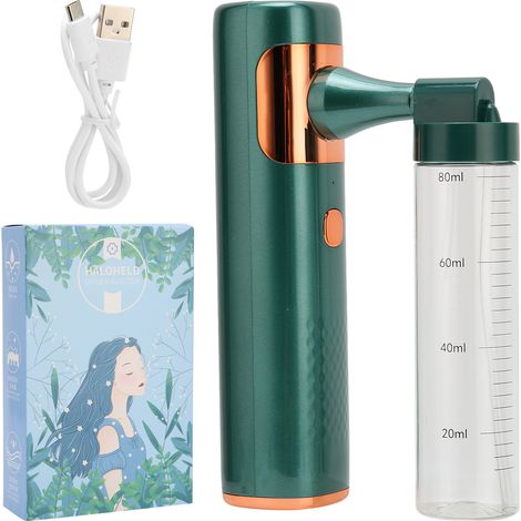 Atomiseur portatif rechargeable nanomètre brumisateur électrique pour maison bureau école noir vert (1/5)