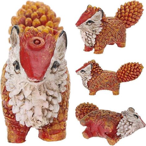Figurines d'animaux, statue de renard en résine, sculptures, décoration intérieure et extérieure (1/4)