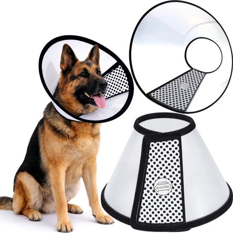 Collare protettivo post-operatorio per cani e gatti XL 33-42 cm Bubu Pets