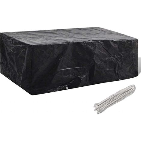 vidaXL Cubierta para muebles de jardín 8 ojales 200x160x70 cm (1/4)