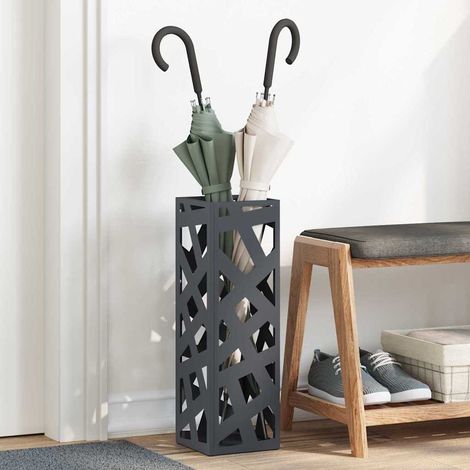 Sonnenschirmhalter Anthrazit 15,5 x 15,5 x 49 cm Metall