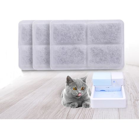 Filtro a carbone per fontanella - 3 pezzi - Microrete - Elimina cloro e odori - Qualità premium per cani e gatti (1/5)