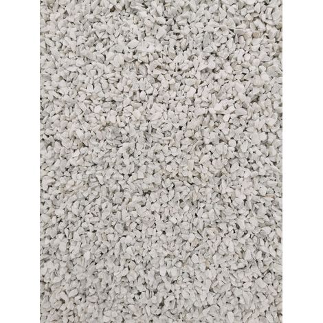 Steine für Blumenbeete in Marmorgranulaten packen 25 kg. - Bianco Carrara