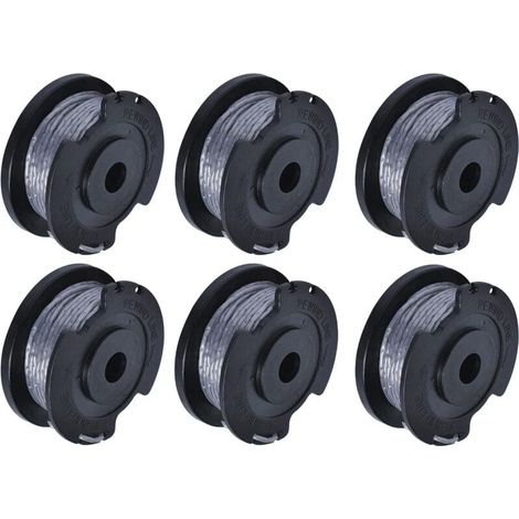 YMYNY F016800569 Spule und Schnur kompatibel mit Bos-ch EasyGrassCut Ersatz, 6 Stück (1/4)