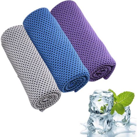 Toalla refrescante de microfibra, toallas refrescantes, toalla refrescante, toalla fría de microfibra de secado rápido, toallas (100x30cm-3pcs) (1/5)