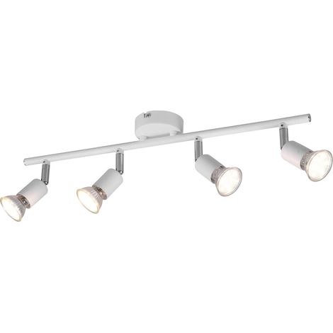 Faretto da Interno  GU10 in Metallo Bianco Opaco