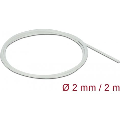 Delock Funda de fibra de vidrio 2 m x 2 mm en blanco