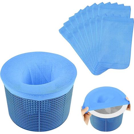 25 Poolskimmer-Filterbeutel, Poolskimmer-Filterbeutel, ultrafeine Poolskimmer-Filterbeutel.