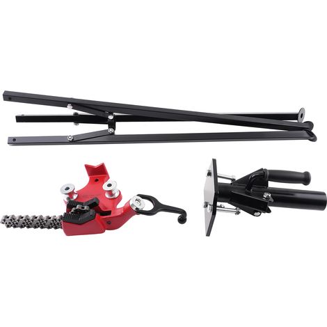 1/8"-5" Pipe Chain Vise Tripod Stand Steel Build with 2 Pipe Benders (1/5)