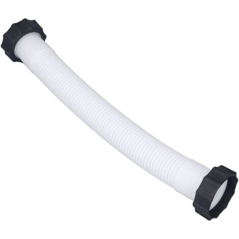 Tuyau de remplacement pour pompe de piscine – diamètre 3,8 cm – compatible avec piscines gonflables – couleur blanche (1/5)