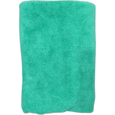 Panno in microfibra per la pulizia, non abrasivo, riutilizzabile e lavabile, ideale per il lavaggio e la lucidatura dell'auto - 31,75 x 68,35 cm, verde (confezione da 2) (1/4)