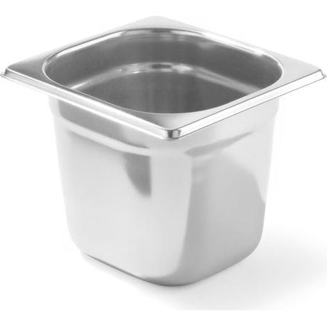 Contenitore GN 1/6, acciaio inox, linea Profi, altezza 150 mm - Hendi 801710