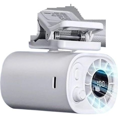 Ventilateur Double Tête 12V Voiture Mini Pince Électrique (1/5)