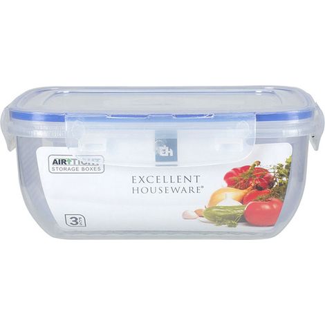Set 3 Boîtes Lunch Plastique Conservation Repas Nomade - Excellent Houseware (1/2)