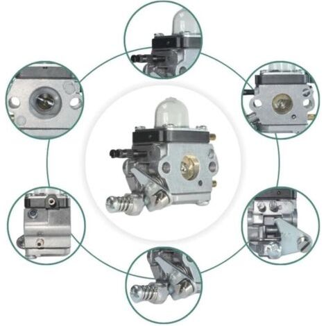 NALOOKAMIC  Kit de carburateur C1U-K54A for motoculteur Echo Mantis 7222 7222E 7222Mller moteur 2 temps tondeuse à gazon