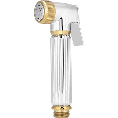 WC-douche mural en laiton massif, bidet de salle de bain portatif, pistolet de lavage pour couches (1/5)