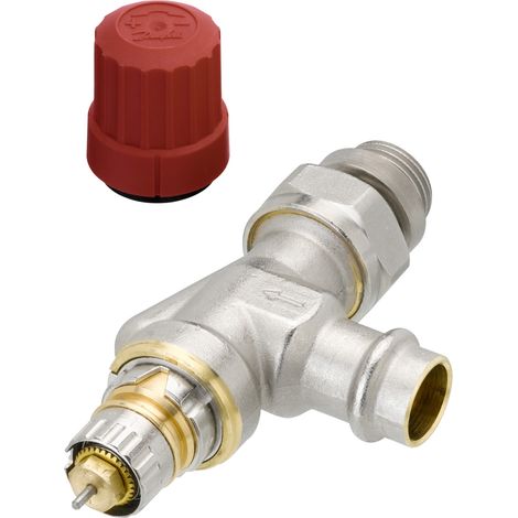 Danfoss Thermostat-Ventilkörper matt vern RA-N15 Press UK 1/2 013G3239 - 7738301630 von Buderus (1/3)
