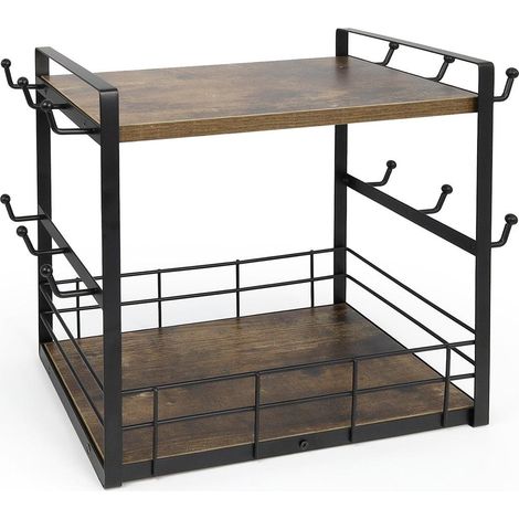 Étagère de rangement multifonctionnelle pour épices de bureau, organisateur de cuisine peu encombrant (1/5)