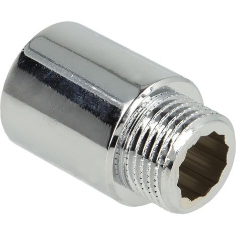Rallonge de robinet 1/2'' x 30 mm laiton chromé