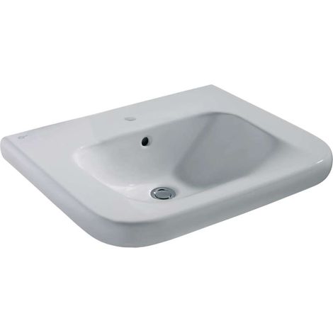Lavabo CONTOUR 21 accesible en silla de ruedas 650 x 555 x 175 mm blanco IDEAL STANDARD (1/3)