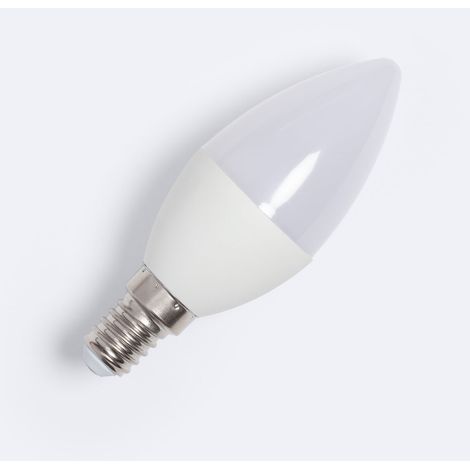 Lampadina LED 12/24V E14 5W 400 lm C37  No Flicker 6000K Bianco Freddo