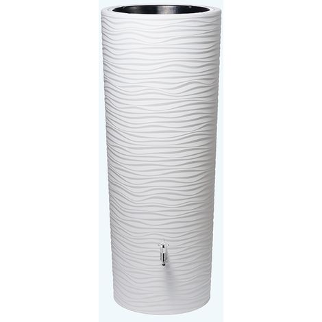 Garantia – Récupérateur d'eau de pluie enterré 350 L – Bac à fleurs intégré – Aspect pierre authentique – Résistant aux intempéries