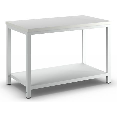 RAU, Établi, plateau en mélaminé, gris clair RAL 7035 (1/5)