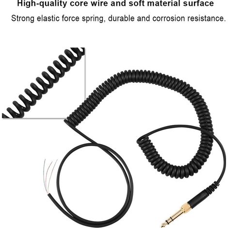 Câble à ressort pour casques audio Beyerdynamic DT 770/990 Pro - Fil métallique durable (1/5)