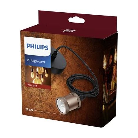 Philips Lámpara de Suspensión Cuerda Vintage Oro Rosa (1/4)