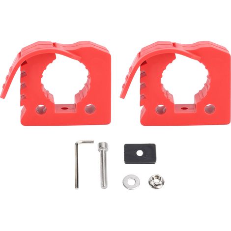 Kit di supporto per pala, migliora l'efficienza del lavoro, resistente all'usura, morsetto in gomma a sgancio rapido per camion, ATV, UTV, rosso