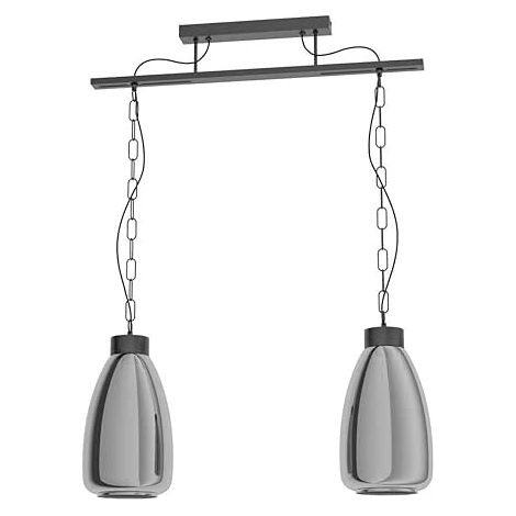 EGLO LAMPADARIO A SOSPENSIONE CON CATENABRICKFIELD 2x40W/E27