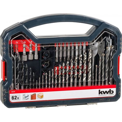 Einhell juego de brocas y taladros de 62 piezas - 109106 (1/5)