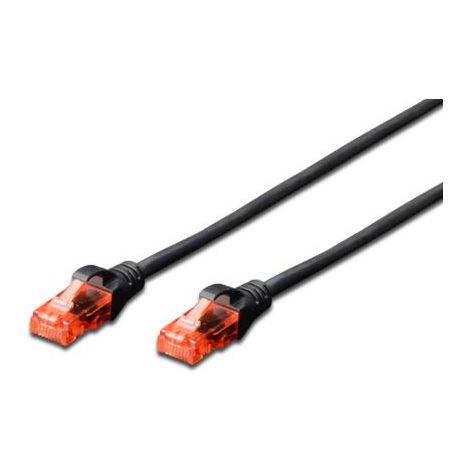 DIGITUS CAT 6 U/UTP Patchkabel - LSZH, 2m, schwarz (DK-1617-020/BL)