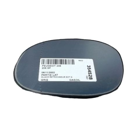 [PRODUIT D'OCCASION] Glace Retroviseur Exterieur G PEUGEOT 206 5p ♻️ Ref Oe. 8151cg - Garantie à vie (1/3)