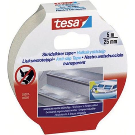 NASTRO ANTISDRUCCIOLO TESA 25 MMX5M TRASP