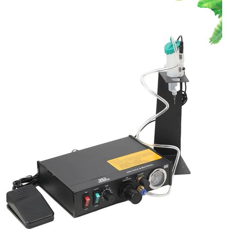 Distributeur de colle semi-automatique, volume de goutte ajustable 0,01 ml, précision de répétabilité 0,5 %, contrôle manuel et automatisé, intervalle d'éclaboussures 0,1-9,9 s, transformateur en cuiv (1/5)