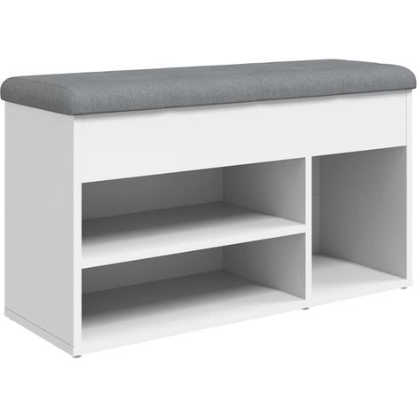 Zapatero blanco 82x32x45,5 cm madera de ingeniería vidaXL (1/5)