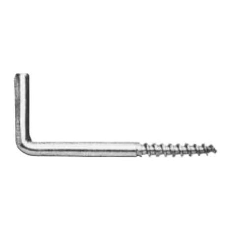 Edelstahl-Schraubhaken 5x60/36 mm