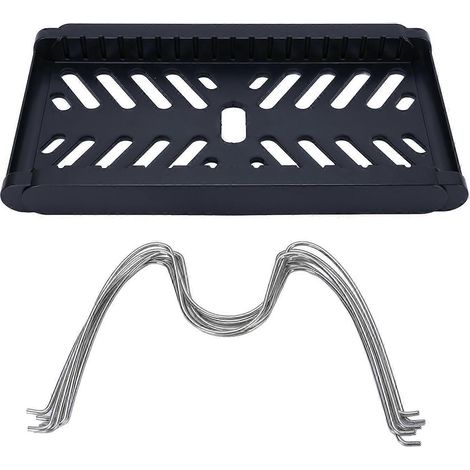 Organisateur de casseroles et poêles, support extensible pour ustensiles de cuisine, organisateur de poêles réglable pour la cuisine, noir