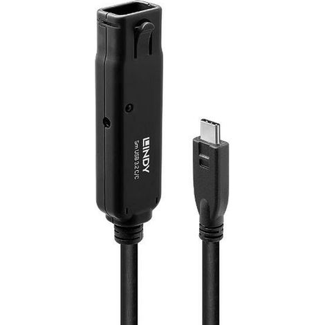 Lindy 43405 cable USB C negro 5 metros USB 3.2 Gen 2