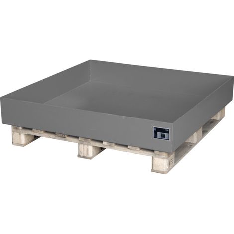 Bac de récupération Bauer Südlohn 2026, laqué, gris souris