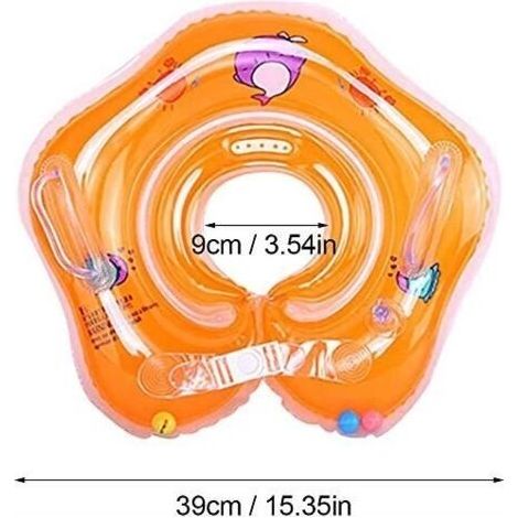Baby Buoy - Collier de natation flottant gonflable pour nouveau-nés, jouet de piscine pour bébés de 0 à 3 ans - A3 (1/4)