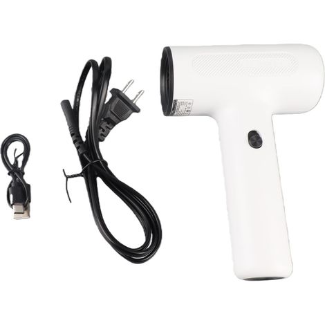 Sèche-peinture rechargeable Ortviai 500W Moteur sans balais Air froid silencieux pour aquarelle blanc léger 322g (1/5)