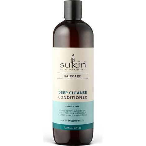 Sukin, acondicionador de limpieza profunda, 500 ml